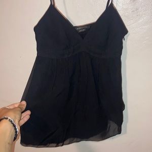 BCBG Max Azria 100% silk baby doll tank top